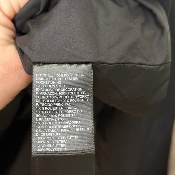 THE NORTH FACE Limited Edition Coaches Shirt Jacket Nylon Black Red Sz L {Y41} - Picture 6 of 7